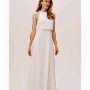 New Jill Jill Stuart Iva Crepe Maxi dress size14